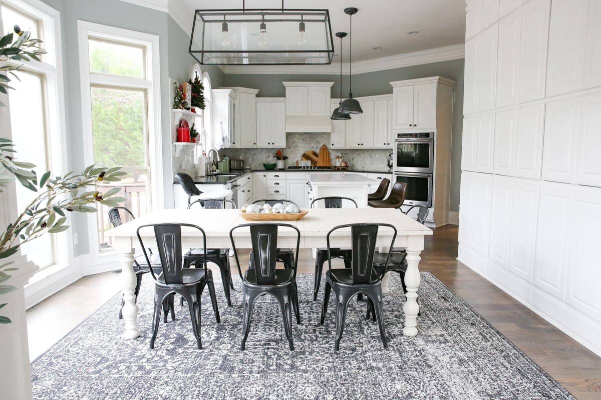 Our New Kitchen Table And Rug For Eight Bower Power