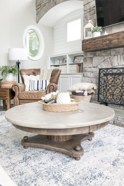 Concrete Coffee Table Makeover