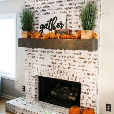 Easy DIY Mantel