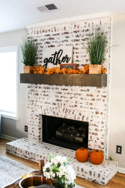 Easy DIY Mantel