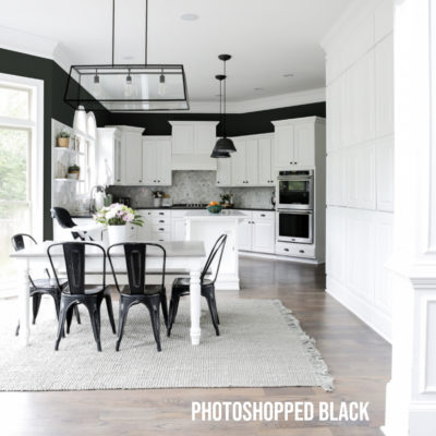 Painting Our Kitchen Black